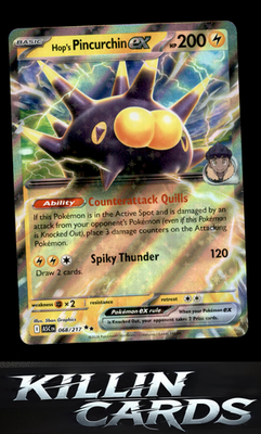Hop's Pincurchin ex 068/217 Pokemon Double Rare ME: Ascended Heroes Card NM