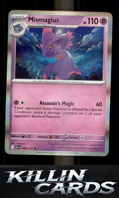 Mismagius 086/217 Pokemon Rare ME: Ascended Heroes Card NM