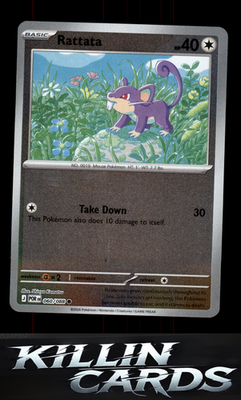 Reverse Holofoil Rattata 060/088 Pokemon Common ME03: Perfect Order Card NM