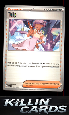 Tulip 181/182 Pokemon Uncommon SV04: Paradox Rift Card NM