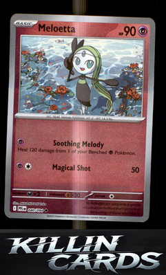 Reverse Holofoil Meloetta 040/094 Pokemon Uncommon ME02: Phantasmal Flames Card