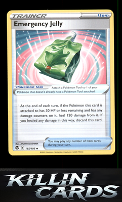 Emergency Jelly 155/195 Pokemon Uncommon SWSH12: Silver Tempest Card NM