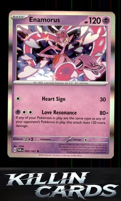 Enamorus - 093/167 093/167 Pokemon Rare SV06: Twilight Masquerade Card NM