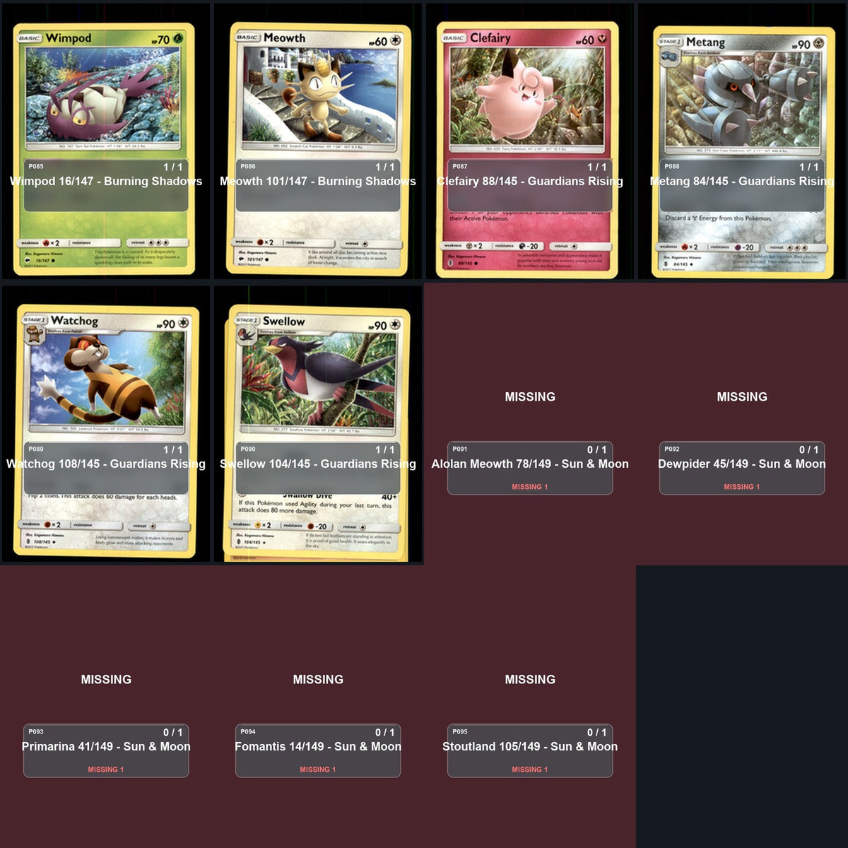 Pokemon TCG Kagemaru Himeno Artist Collection 59 Cards Lot