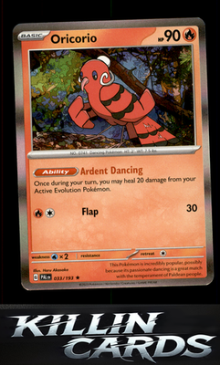 Oricorio 033/193 Pokemon Rare SV02: Paldea Evolved Card NM