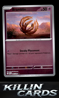 Reverse Holofoil Bramblin 046/094 Pokemon Common ME02: Phantasmal Flames Card NM