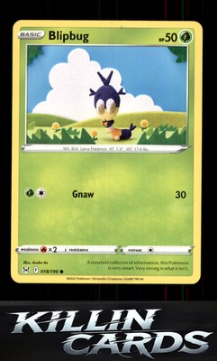 Blipbug 018/196 Pokemon Common SWSH11: Lost Origin Card NM