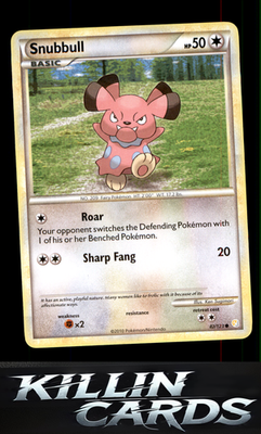 Snubbull 82/123 Pokemon Common HeartGold SoulSilver Card NM
