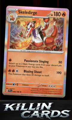 Skeledirge 038/198 Pokemon Rare SV01: Scarlet & Violet Base Set Card NM