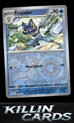 Reverse Holofoil Frogadier 040/142 Pokemon Uncommon SV07: Stellar Crown Card NM