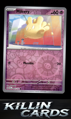 Reverse Holofoil Milcery - 064/142 064/142 Pokemon Common SV07: Stellar Crown Ca