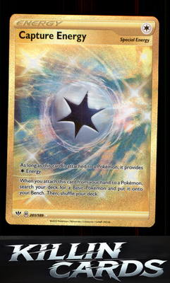 Capture Energy (Secret) 201/189 Pokemon Secret Rare SWSH03: Darkness Ablaze Card