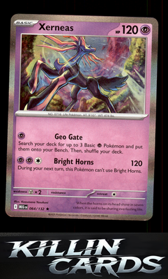 Xerneas 064/132 Pokemon Rare ME01: Mega Evolution Card NM