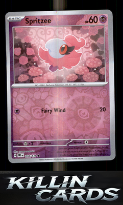 Reverse Holofoil Spritzee 038/131 Pokemon Common SV: Prismatic Evolutions Card N