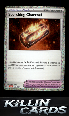 Scorching Charcoal 026/034 Pokemon Classic Collection Trading Card Game Classic