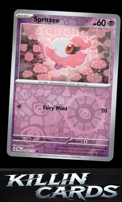 Reverse Holofoil Spritzee 038/131 Pokemon Common SV: Prismatic Evolutions Card N