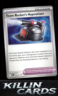 Team Rocket's Hypnotizer 206/217 Pokemon Uncommon ME: Ascended Heroes Card NM