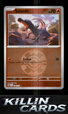 Reverse Holofoil Salandit (Energy Symbol Pattern) 034/217 Pokemon Common ME: Asc
