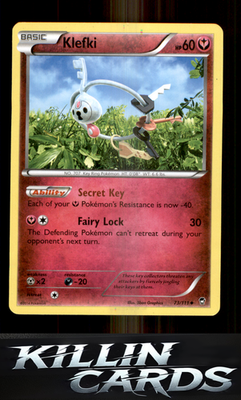 Klefki 73/111 Pokemon Uncommon XY - Furious Fists Card NM