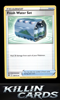 Fresh Water Set 139/172 Pokemon Uncommon SWSH09: Brilliant Stars Card NM