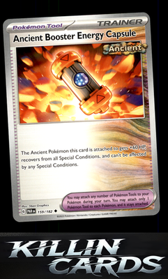 Ancient Booster Energy Capsule 159/182 Pokemon Uncommon SV04: Paradox Rift Card