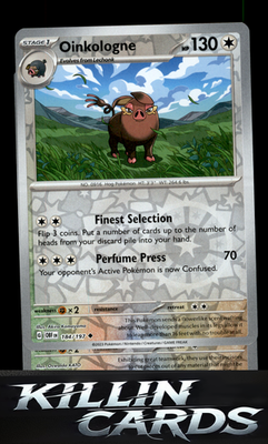 Reverse Holofoil Oinkologne - 184/197 184/197 Pokemon Uncommon SV03: Obsidian Fl