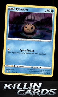 Tympole 044/192 Pokemon Common SWSH02: Rebel Clash Card NM