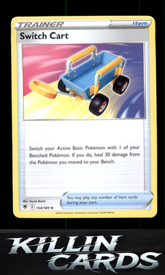 Switch Cart 154/189 Pokemon Uncommon SWSH10: Astral Radiance Card NM
