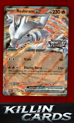 Reshiram ex (White Flare Stamped) 020/086 Pokemon Double Rare Miscellaneous Card