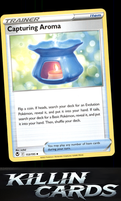 Capturing Aroma 153/195 Pokemon Uncommon SWSH12: Silver Tempest Card NM