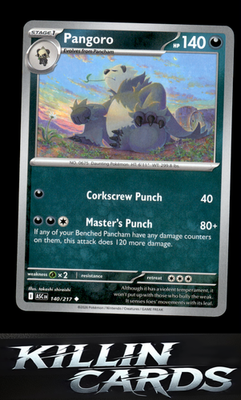 Pangoro 140/217 Pokemon Uncommon ME: Ascended Heroes Card NM
