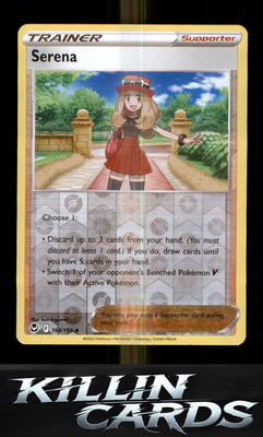 Serena 164/195 Pokemon Uncommon SWSH12: Silver Tempest Card NM