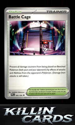 Battle Cage - 085/094 085/094 Pokemon Uncommon ME02: Phantasmal Flames Card NM