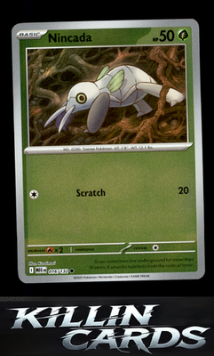 Reverse Holofoil Nincada 016/132 Pokemon Common ME01: Mega Evolution Card NM