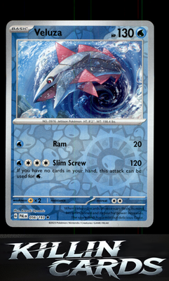 Reverse Holofoil Veluza - 056/193 056/193 Pokemon Rare SV02: Paldea Evolved Card