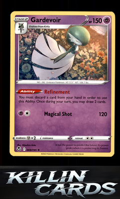 Gardevoir 069/195 Pokemon Rare SWSH12: Silver Tempest Card NM