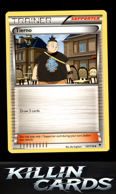 Tierno 107/119 Pokemon Uncommon XY - Phantom Forces Card LP