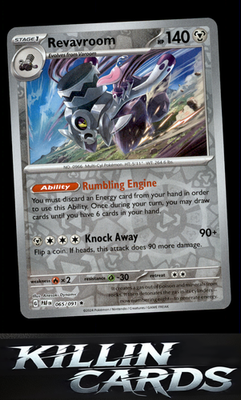Reverse Holofoil Revavroom - 065/091 065/091 Pokemon Rare SV: Paldean Fates Card