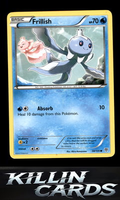 Frillish 38/135 Pokemon Common Plasma Storm Card LP