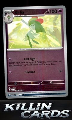 Reverse Holofoil Kirlia 059/132 Pokemon Common ME01: Mega Evolution Card NM
