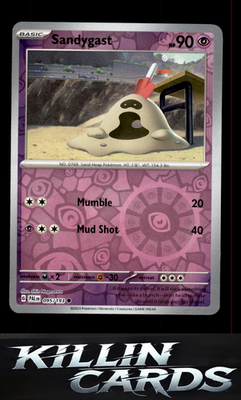 Reverse Holofoil Sandygast - 095/193 095/193 Pokemon Common SV02: Paldea Evolved