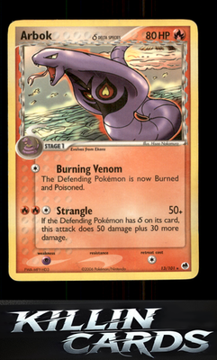Arbok (Delta Species) 13/101 Pokemon Rare Dragon Frontiers Card DM