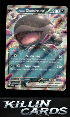 Paldean Clodsire ex 094/159 Pokemon Double Rare SV09: Journey Together Card NM