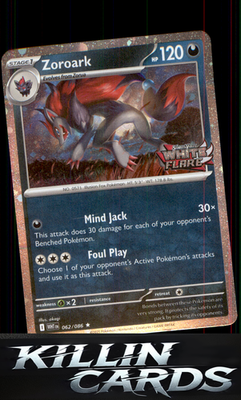 Zoroark (White Flare Stamped) 062/086 Pokemon Rare Miscellaneous Cards & Product