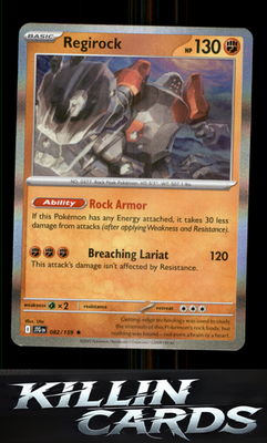 Regirock 082/159 Pokemon Rare SV09: Journey Together Card NM