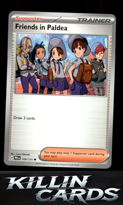 Friends in Paldea - 109/131 109/131 Pokemon Common SV: Prismatic Evolutions Card