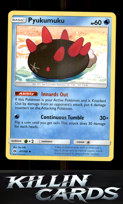 Pyukumuku 47/149 Pokemon Uncommon SM Base Set Card NM