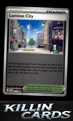 Reverse Holofoil Lumiose City - 077/088 077/088 Pokemon Uncommon ME03: Perfect O