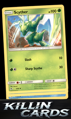 Scyther 5/68 Pokemon Uncommon Hidden Fates Card NM
