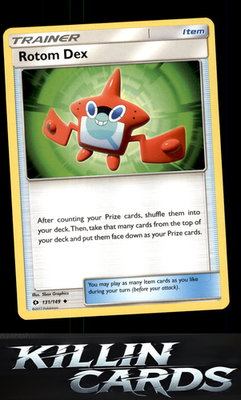 Rotom Dex 131/149 Pokemon Uncommon SM Base Set Card NM